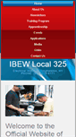 Mobile Screenshot of ibew325.net