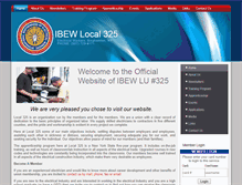 Tablet Screenshot of ibew325.net